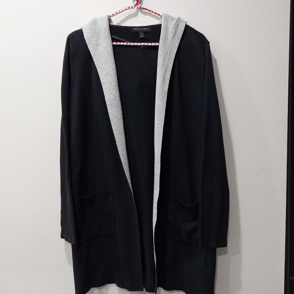 Banana Republic Chic Comfy Hooded Open-Front Cardigan Sweater Size M - Picture 2 of 7